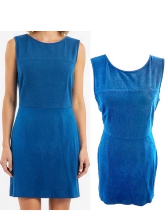 Greylin Dresses & Skirts - Greylin Anthropologie Faux Suede Look Sleeveless Dress Sz. S
